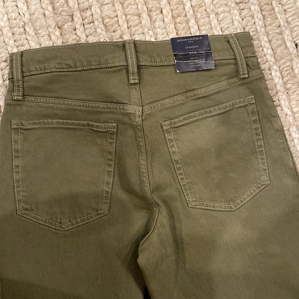 Ladies Pants High Rise Straight Fit - Picture 3 of 4